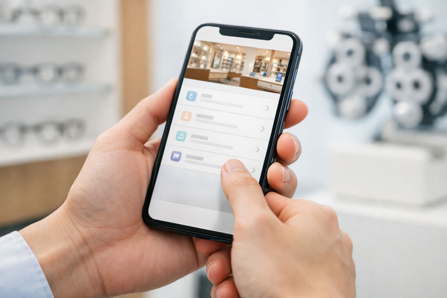 眼鏡市場の予約方法とWeb予約の有無を確認する手順