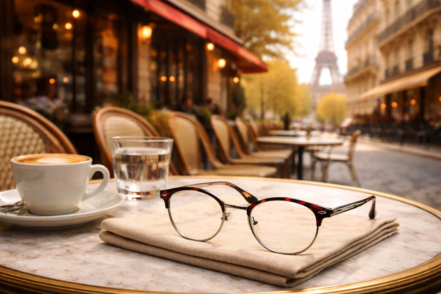 フランス製眼鏡ブランド代表的な3ブランドのメガネのイメージ