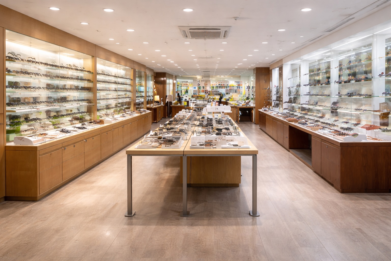 オプティックパリミキとパリミキをイメージした店内