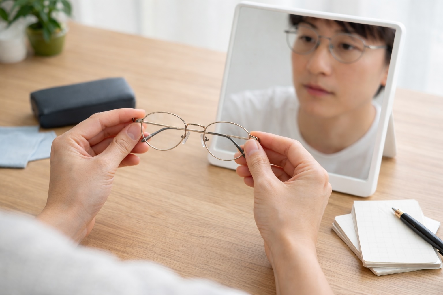 メタルフレームのメガネがダサいと言われる理由を細さと時代感で整理する日本人の手元