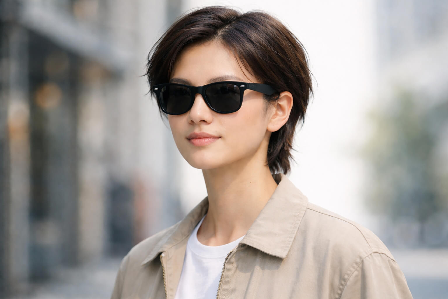 ウェイファーラーが日本人に似合わないと言われる理由を解説するサングラス着用イメージ