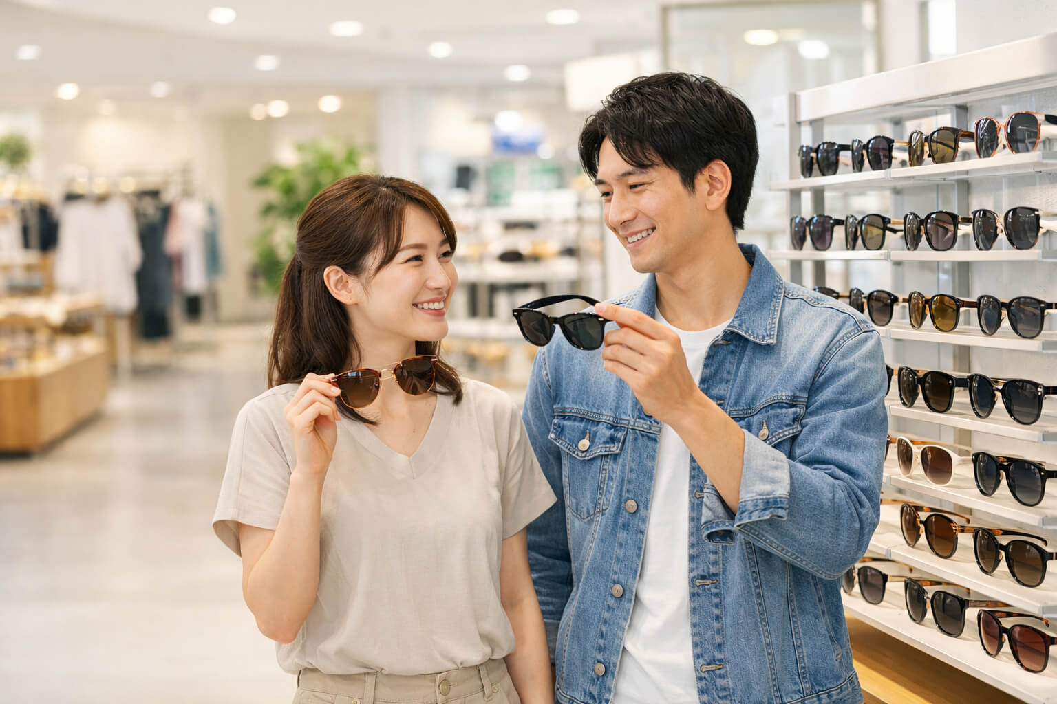 サングラス 安い店はどこで選ぶべき？失敗しない基準を先に確認：安いサングラスを選ぶ前に価格とUV性能を確認するイメージ